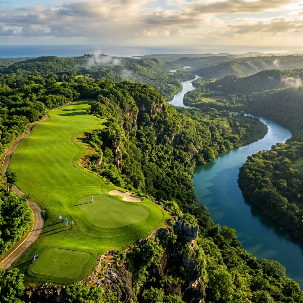 Acantilados del río Chavón en Dye Fore, Casa de Campo